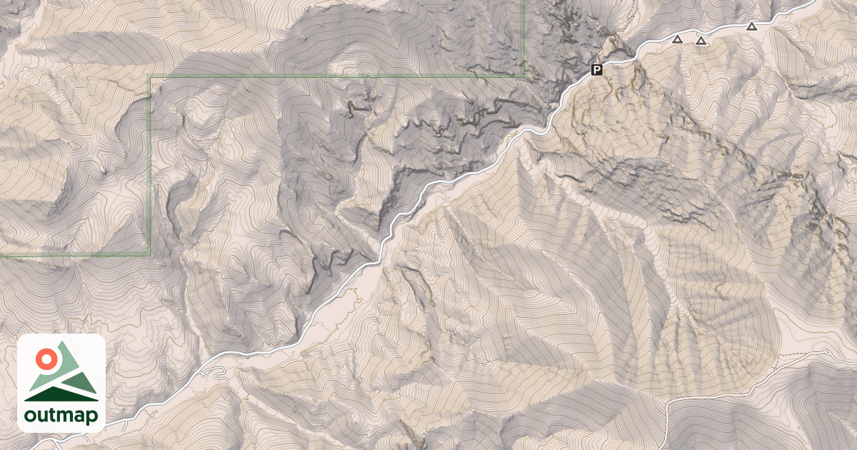 Map of BEAVER CK.- INDIAN CK.