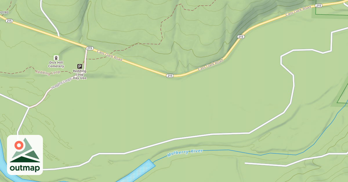 Map of HUGGINS LOOP