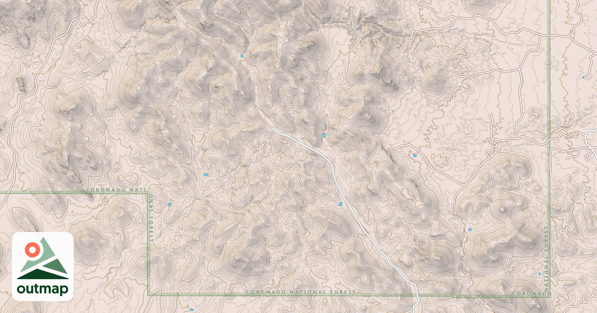 Map of WOOD CANYON