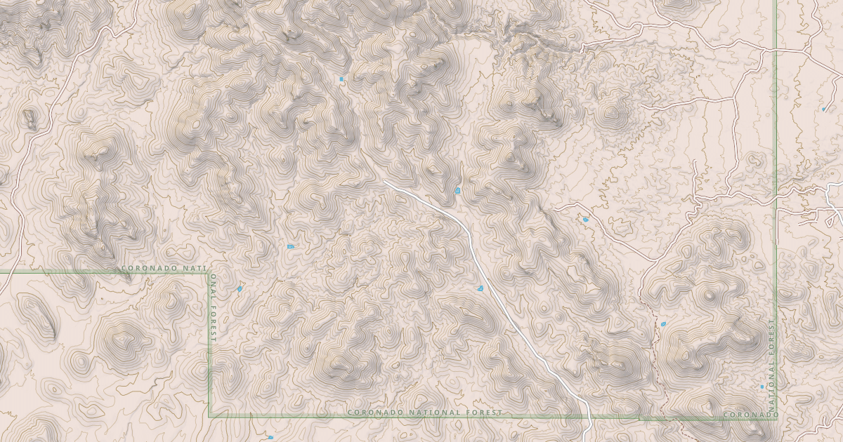 Map preview of WOOD CANYON