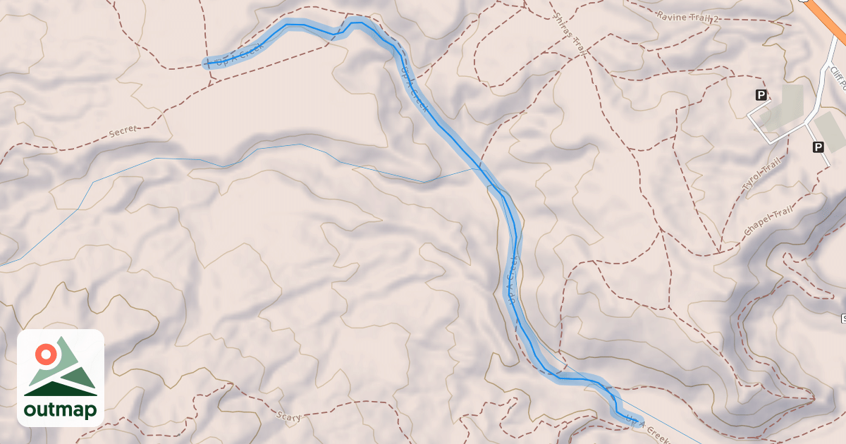 Map of Up A Creek