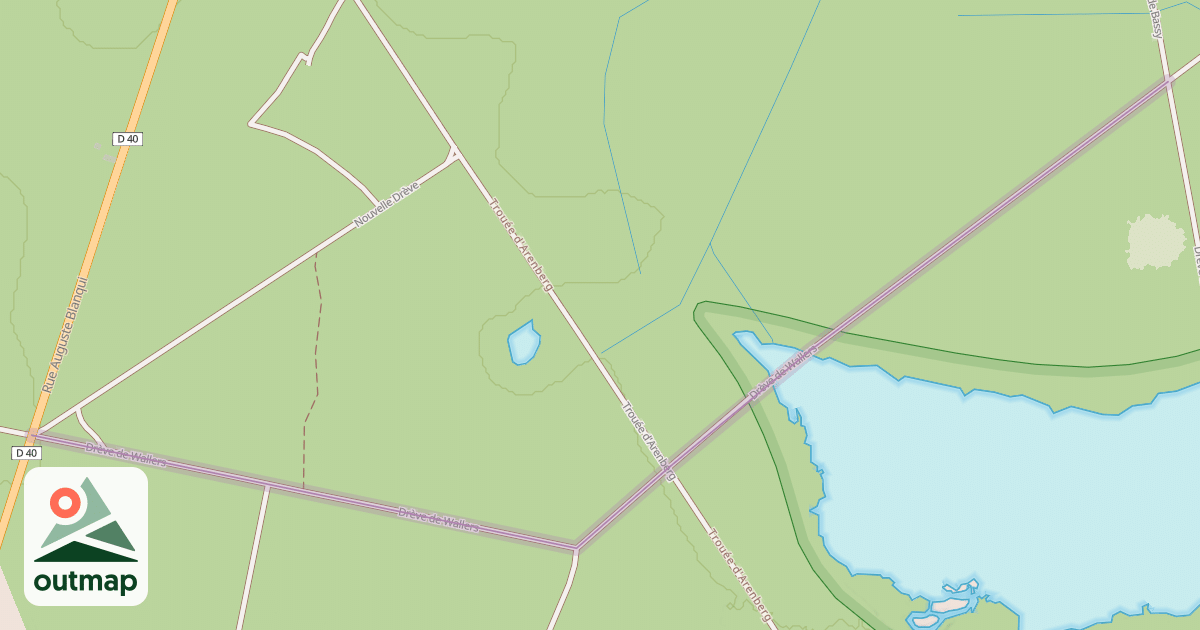 Map of Drève de Wallers