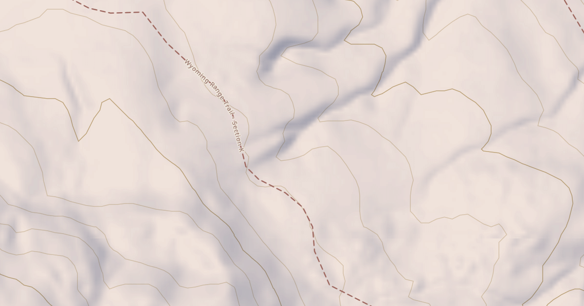 Map preview of Middle Piney North (H Trail)