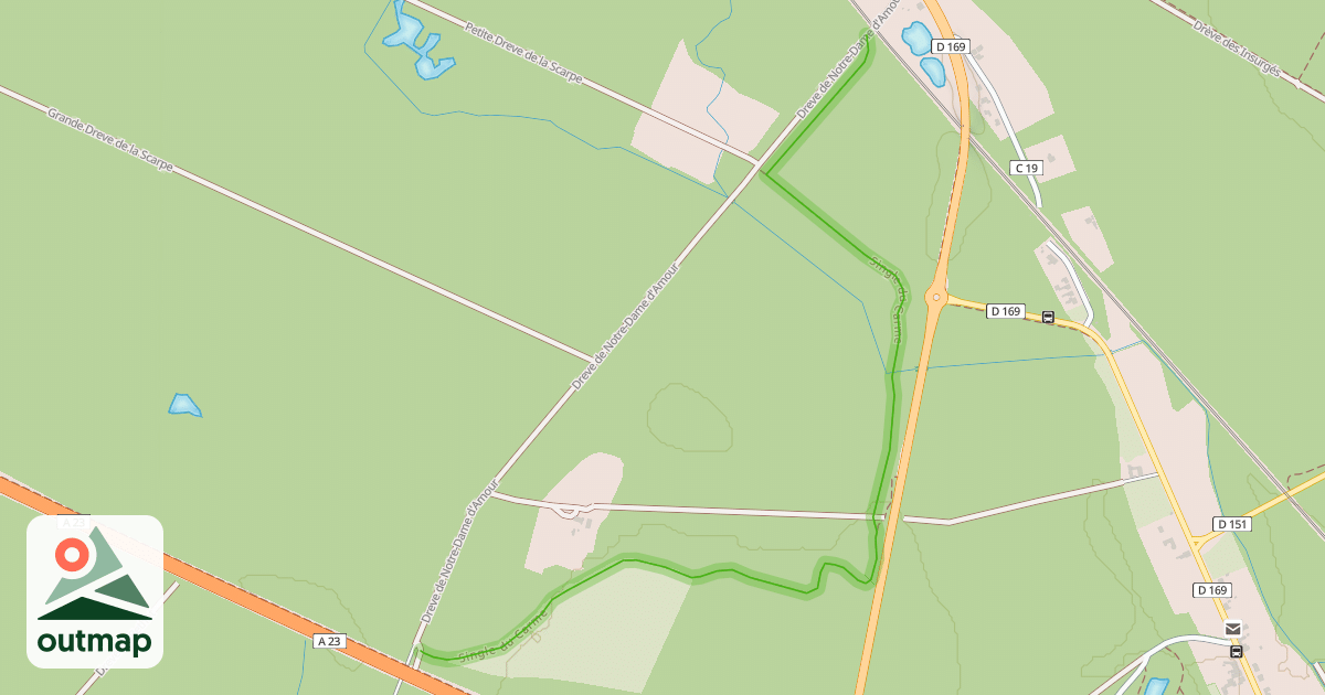 Map of Single du Carme