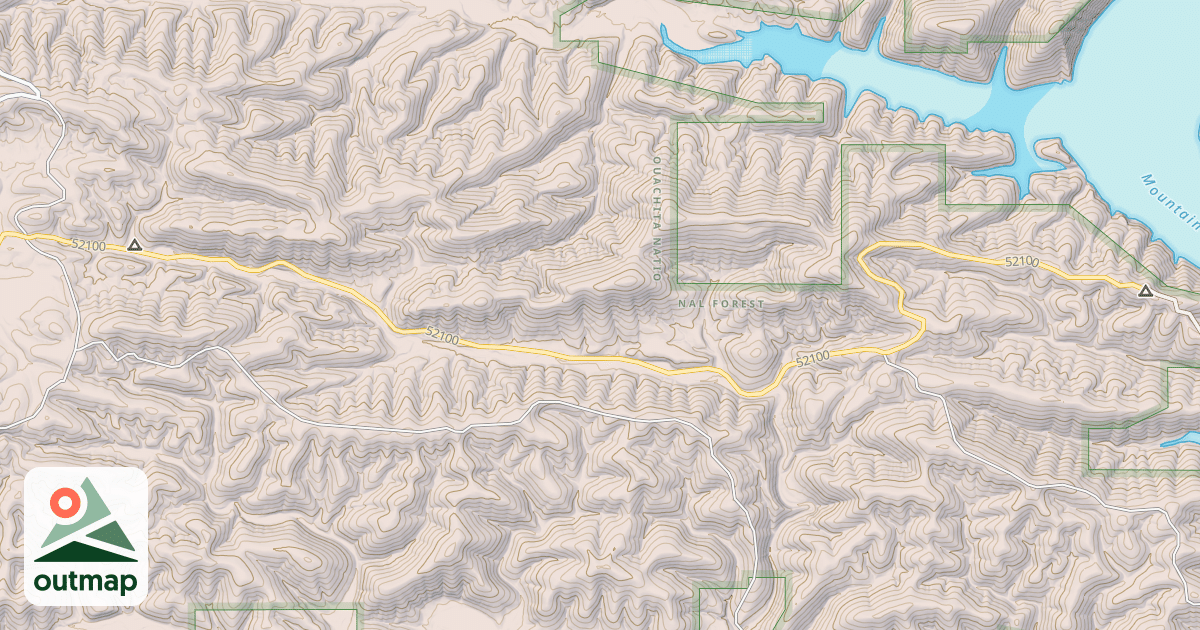 Map of USFS National Forest System Roads {5DBEB233-23BD-4B44-A3CE-D62482B60D95}