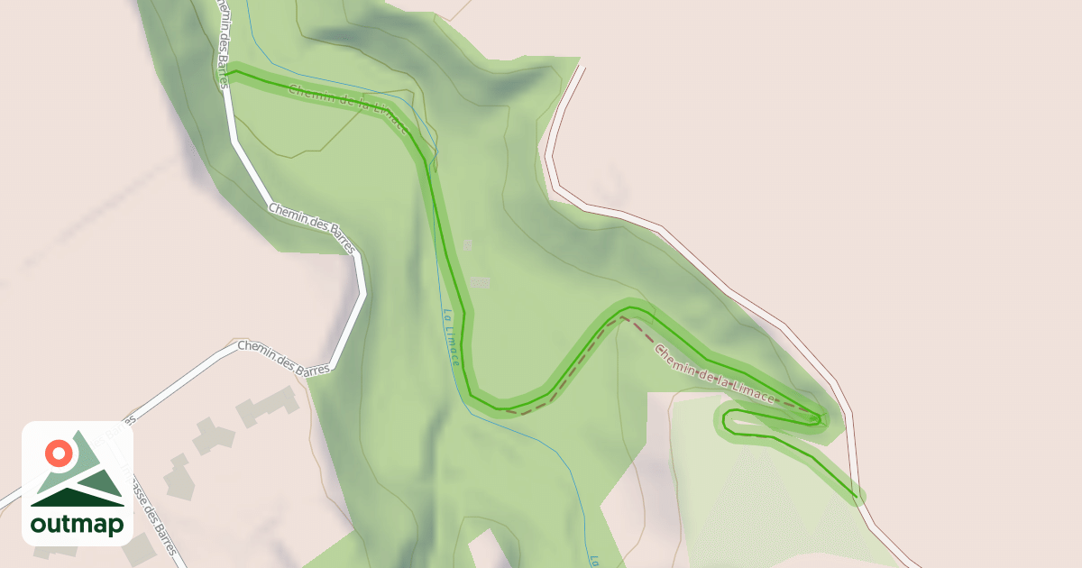Map of Chemin de la Limace