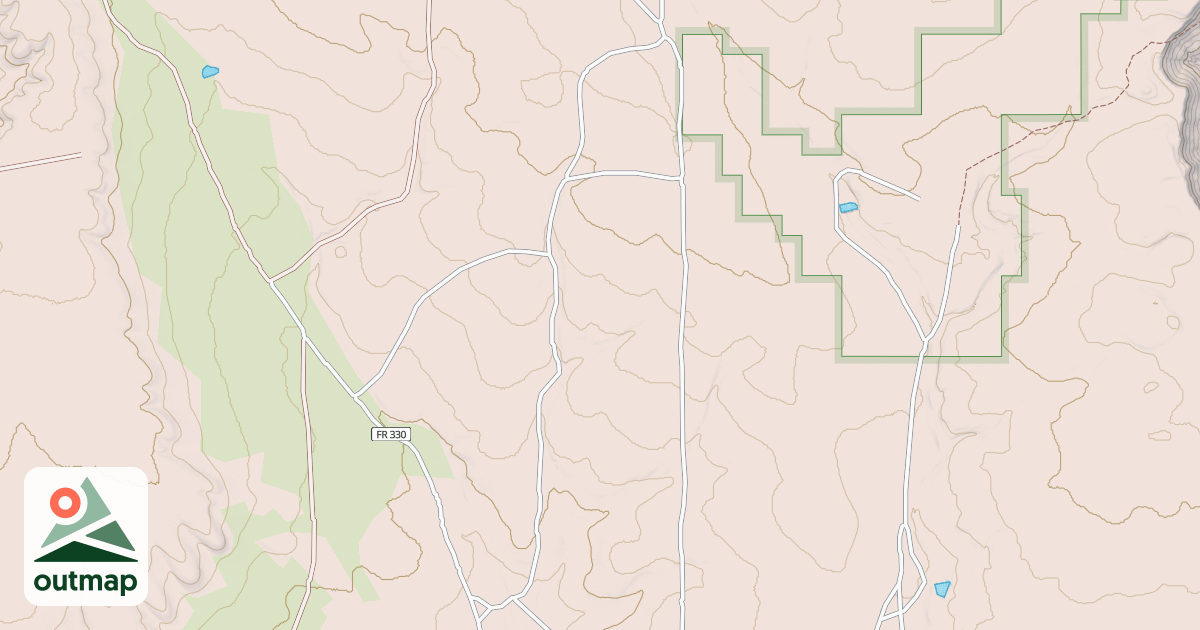 Map of USFS Motor Vehicle Use Map Roads {FB3297FC-D37A-4194-BA9D-C33A51BFF047}
