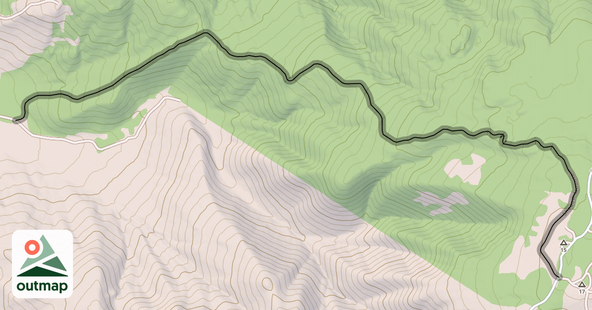 Map of Shadow Mountain