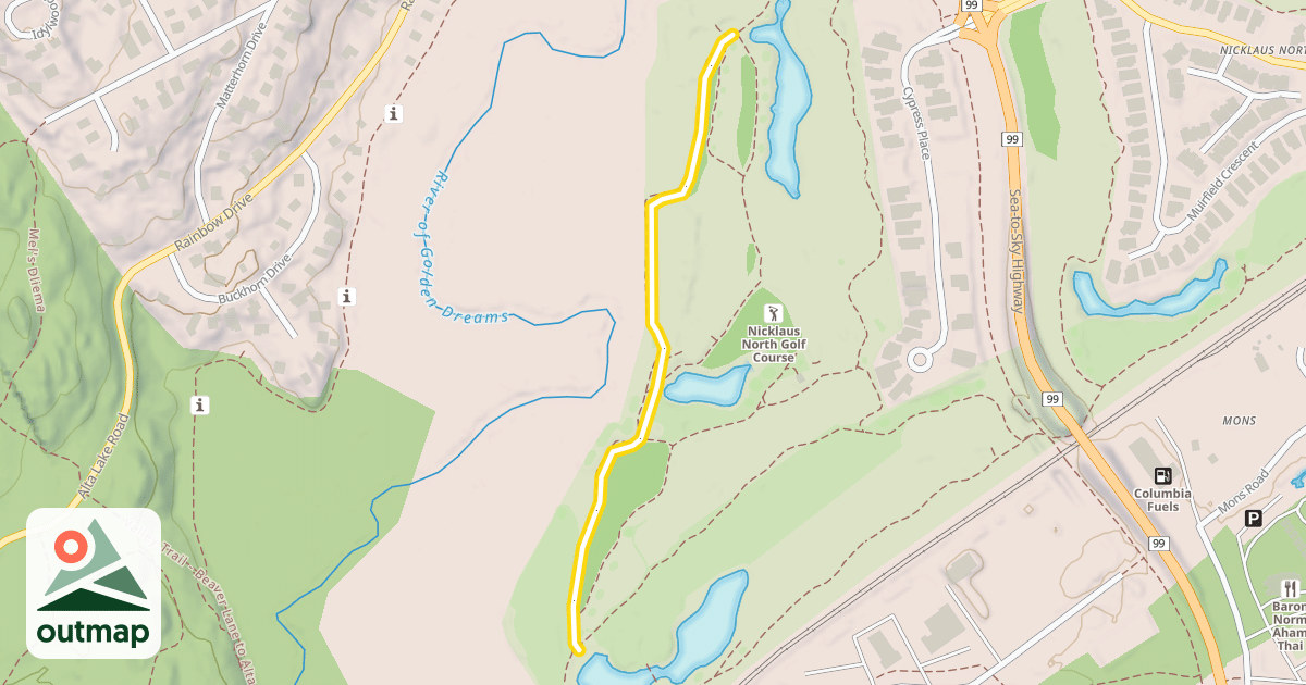Map of Meadow Loop