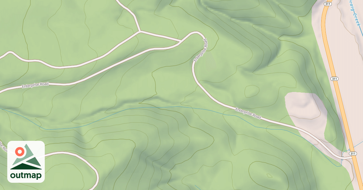 Map of ENTERPRISE