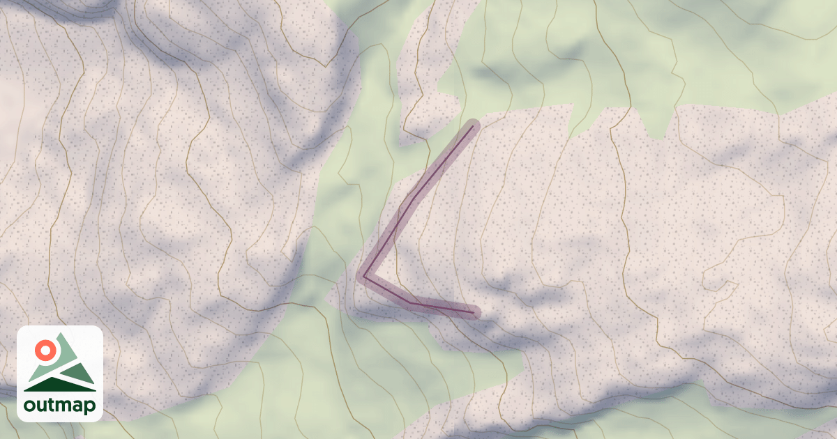 Map of Climbing Crag