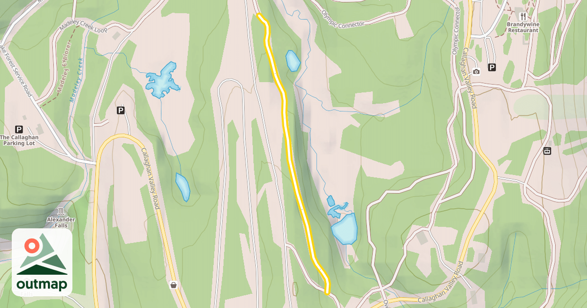 Map of Zoey's Saunter