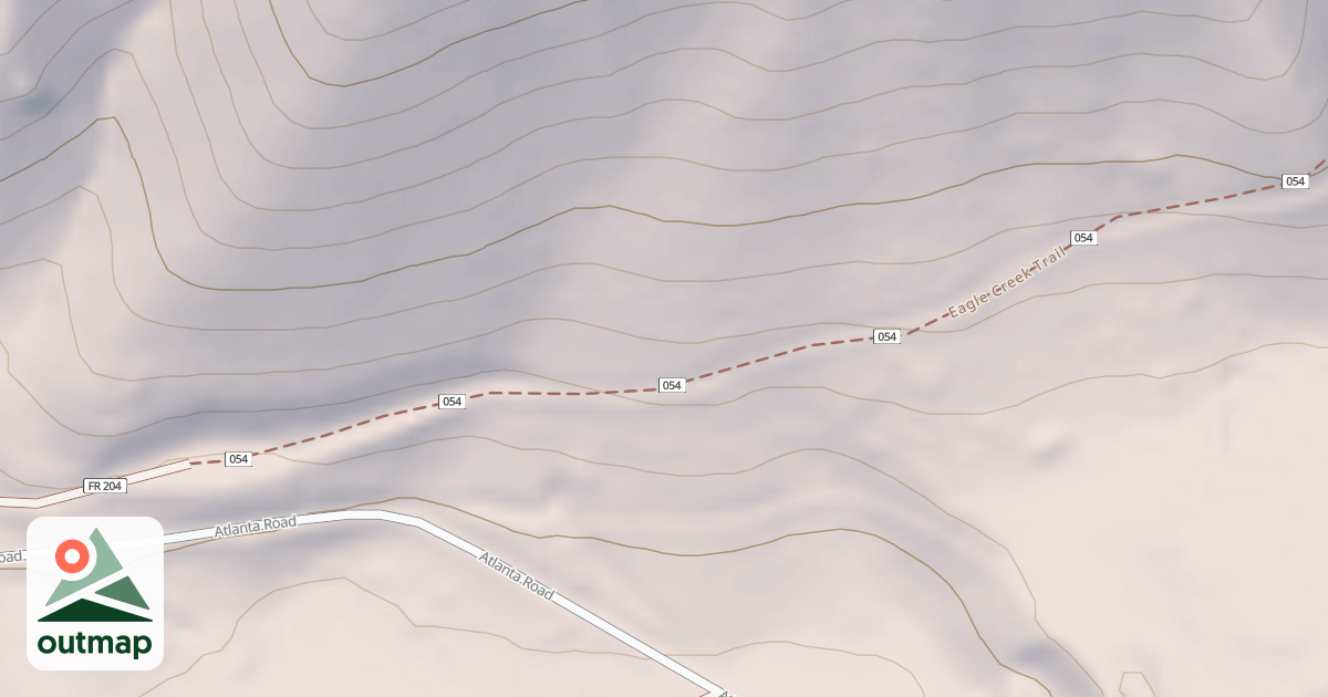 Map of Eagle Creek