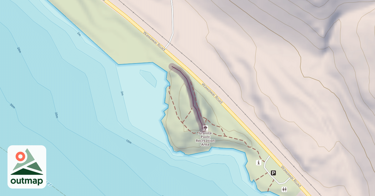 Map of Granite Point