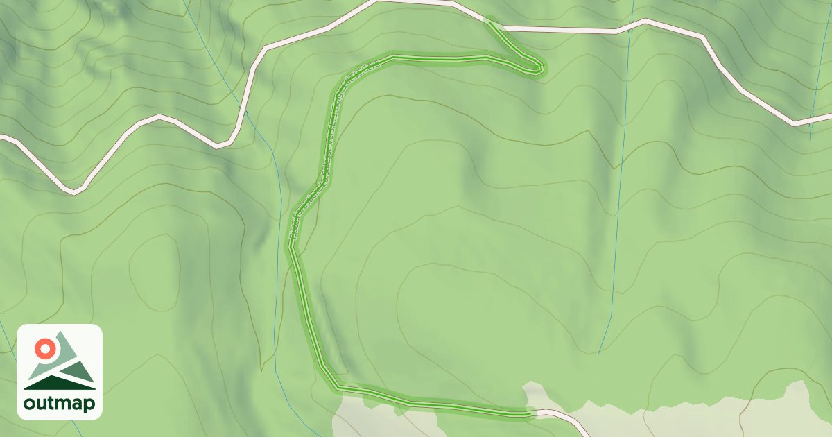 Map of Piste Forestiere La Salesse vers Les Gorges de la Cere