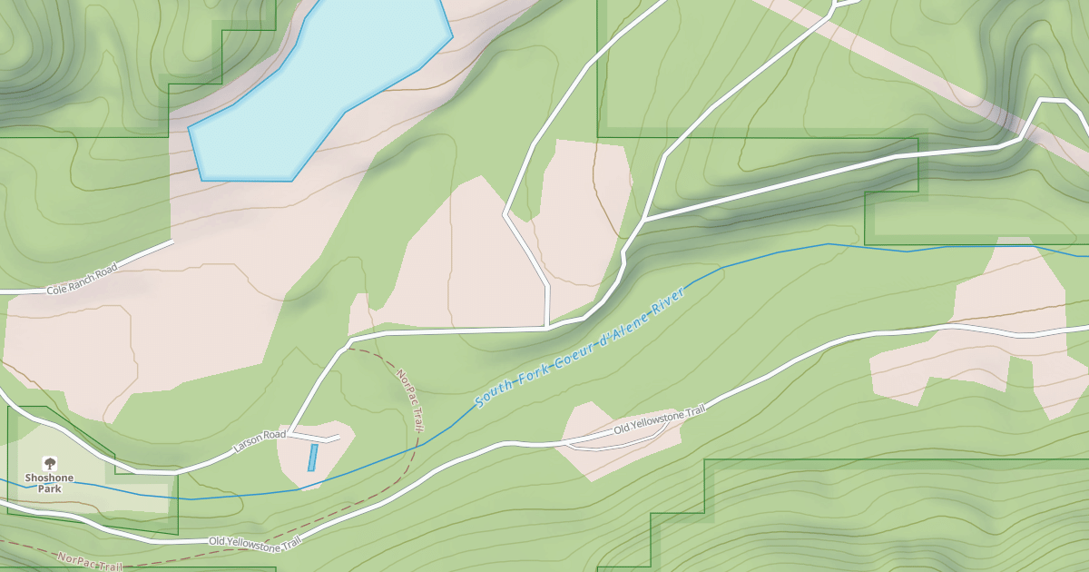 Map preview of LITTLE NORTH FORK