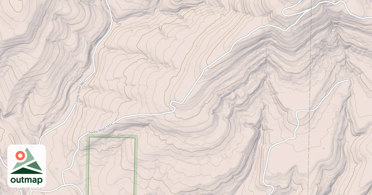 Map of BULL SPRINGS