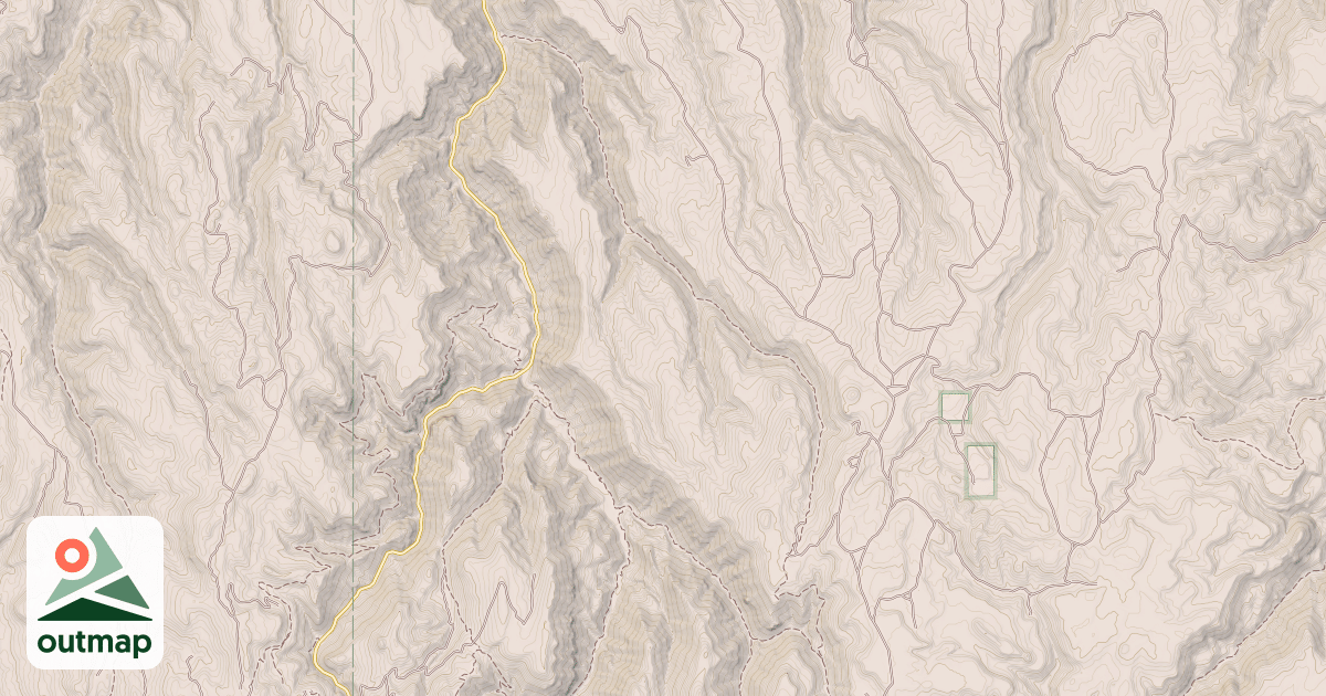 Map of Harrington Fork