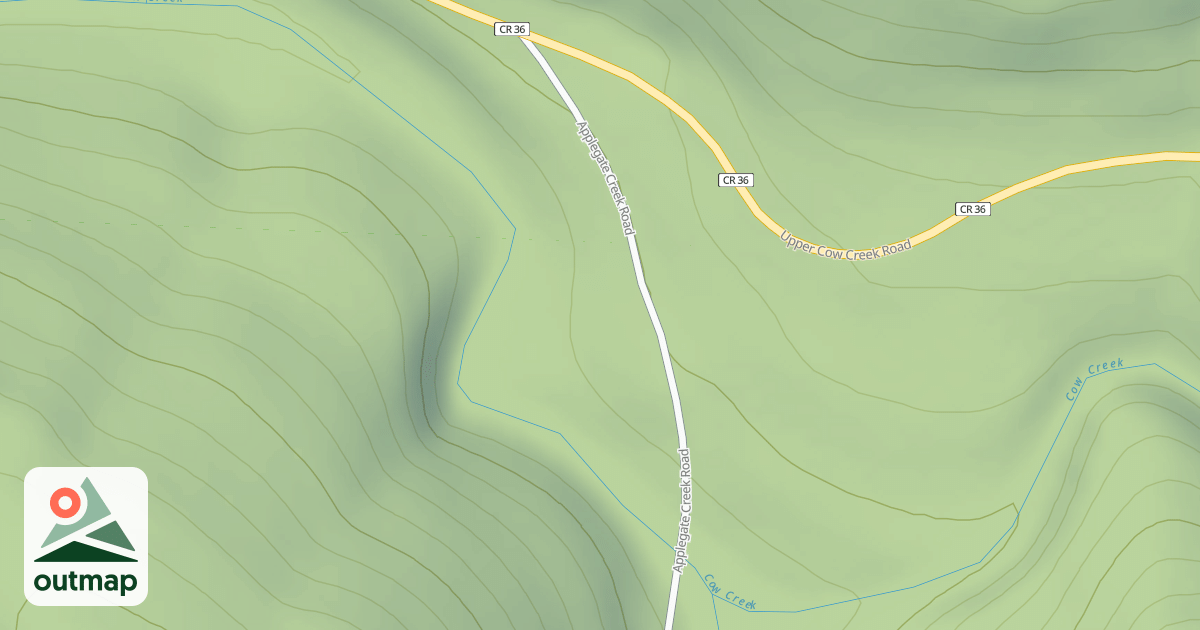Map of APPLEGATE CREEK
