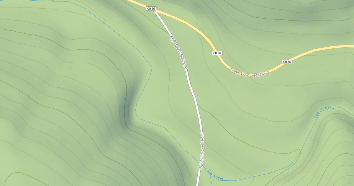 Map preview of APPLEGATE CREEK