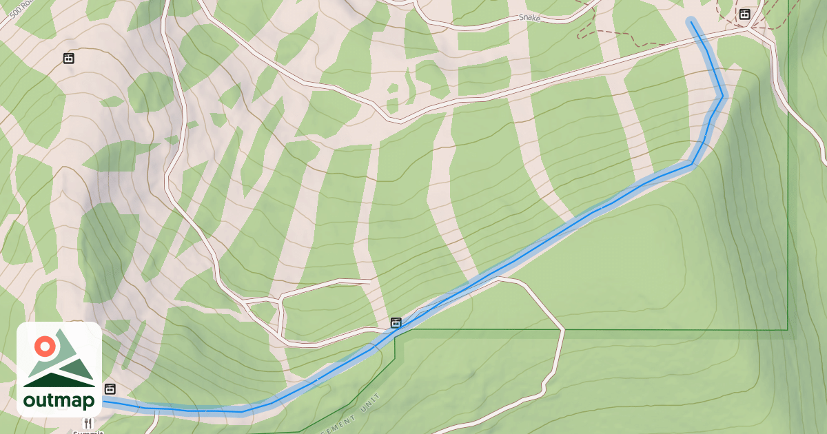 Map of East Ridge