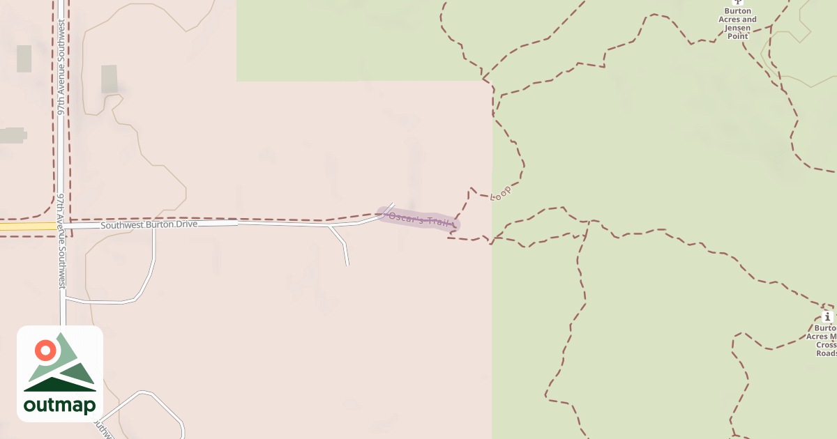 Map of Oscar's Trail