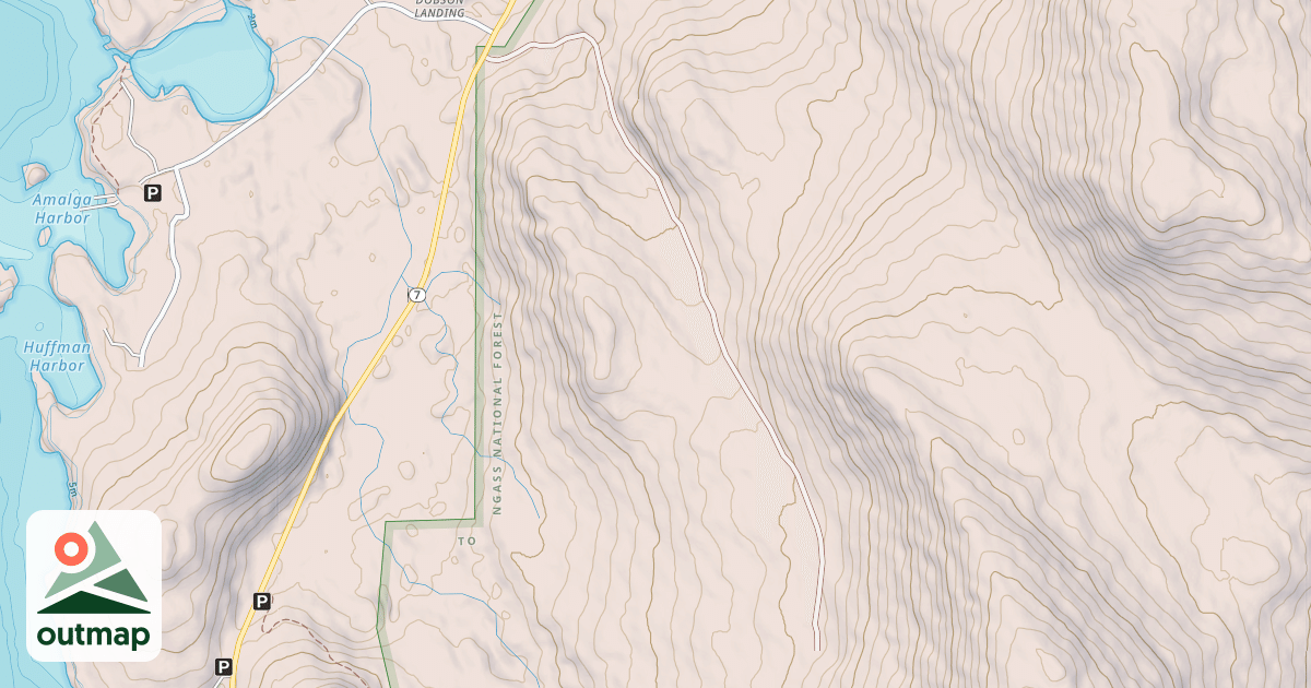 Map of Peterson Creek