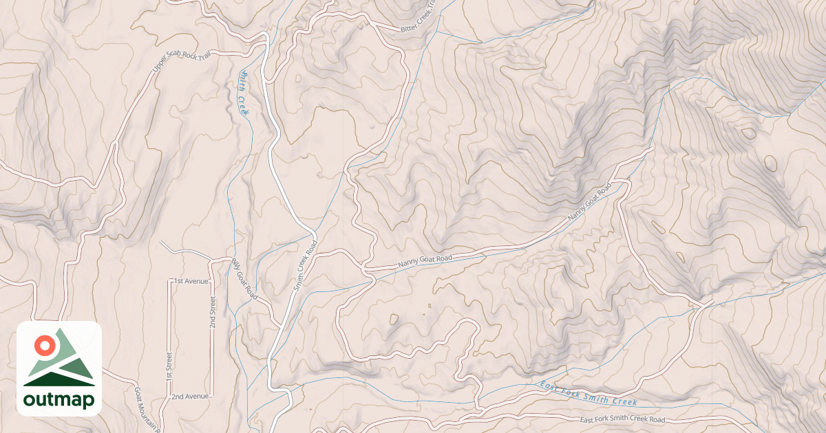 Map of Lower Smith Connector