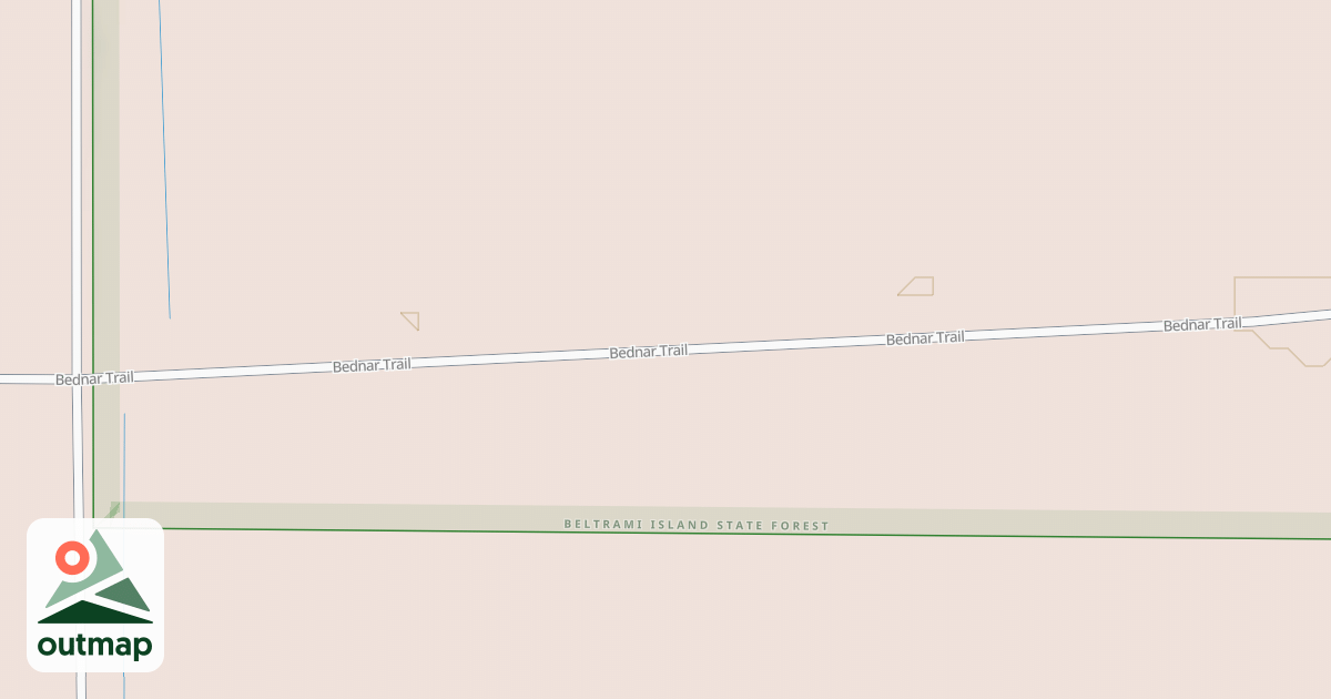 Map of Warroad/Roseau Trails