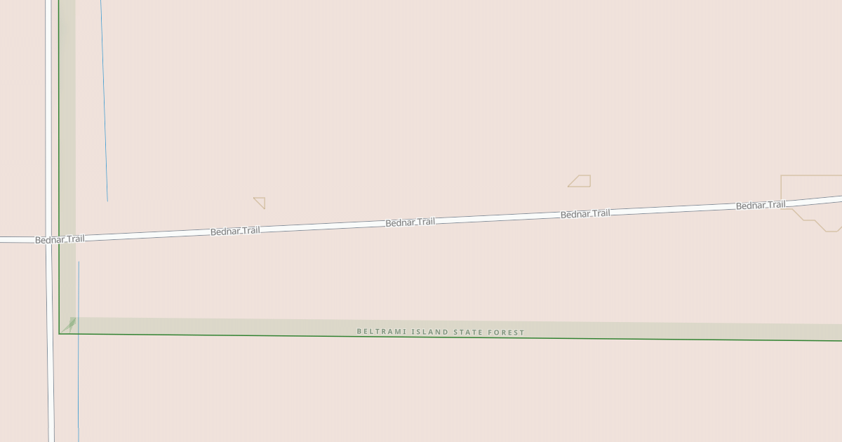 Map preview of Warroad/Roseau Trails