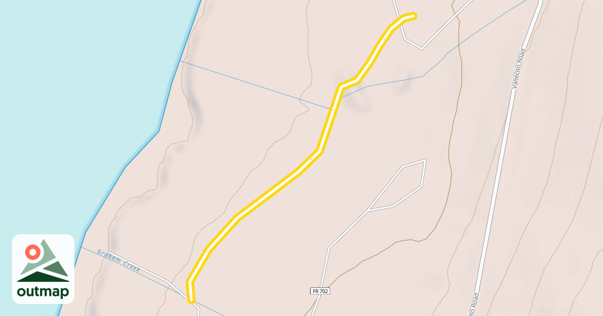 Map of Campgrounds Trail