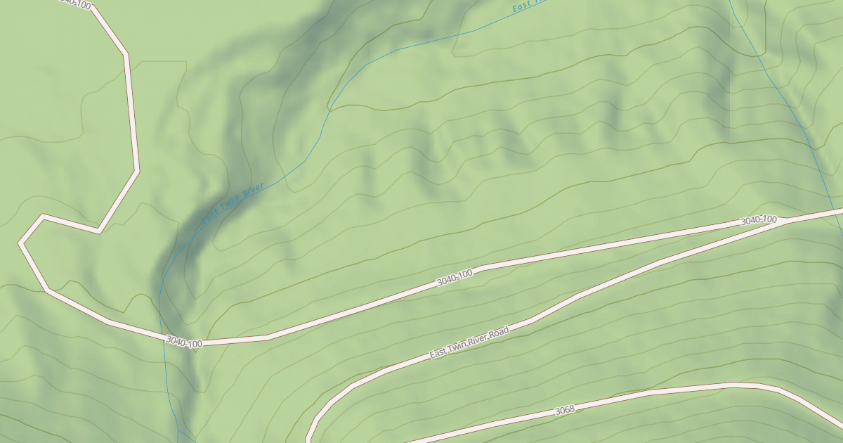 Map preview of USFS National Forest System Roads {3AEAC555-BB24-4508-B737-C4614C7A3A72}