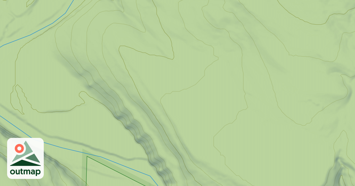 Map of CRIPPLE BRANCH