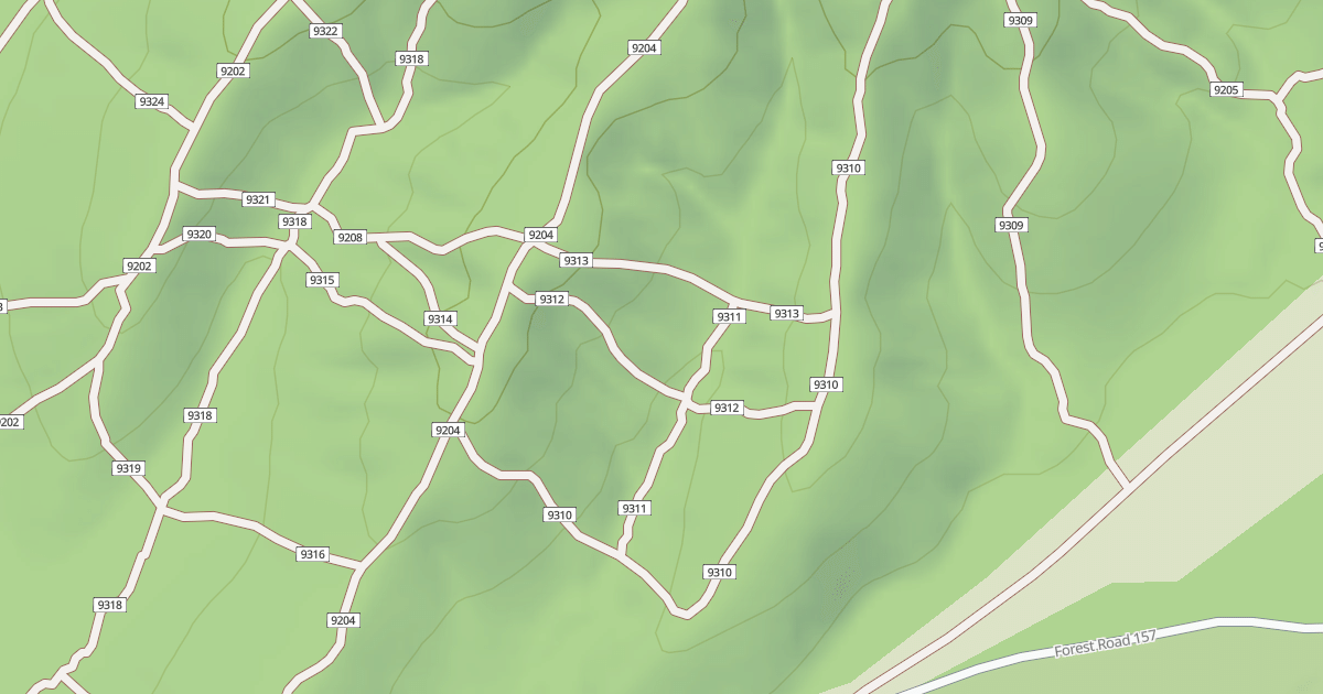 Map preview of USFS Motor Vehicle Use Map Trails 19765