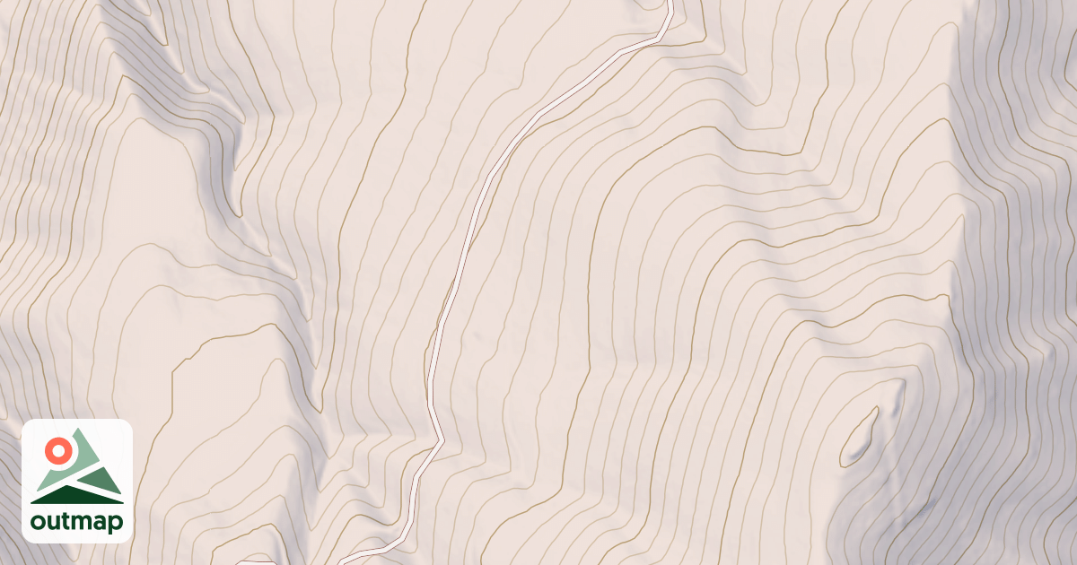 Map of WEST BROWNLEE SLOPE