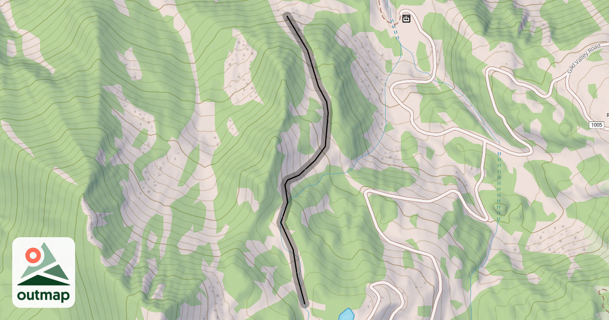 Map of Middle Tiger Tail
