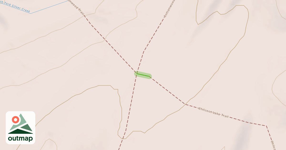 Map of Chilcoot Lake Trail