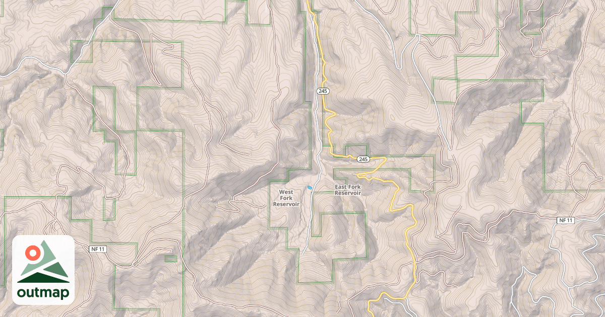 Map of STICES GULCH