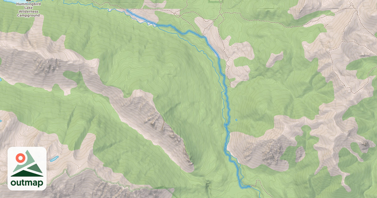 Map of Gun Creek Trail