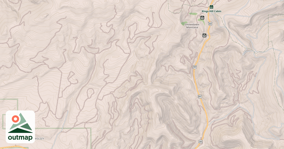 Map of RANCH CREEK TERRA