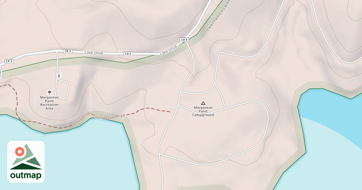 Map of MORGANTON POINT PARKING