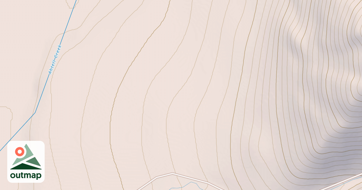Map of Ahtell Creek