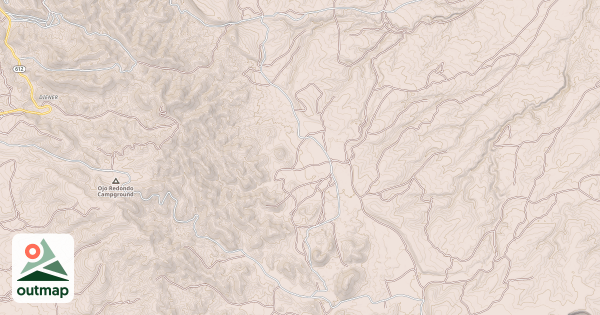 Map of CERRO COLORADO