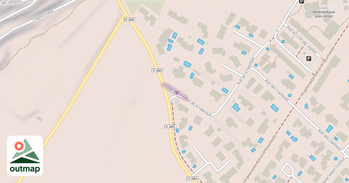 Map of Rue de la Fabrique