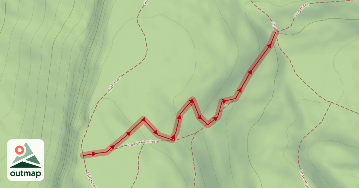 Map of Devil's Kitchen