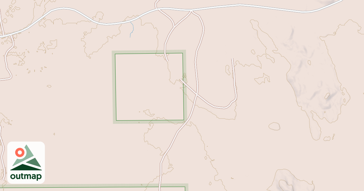 Map of BISHOP LAKE SPUR C