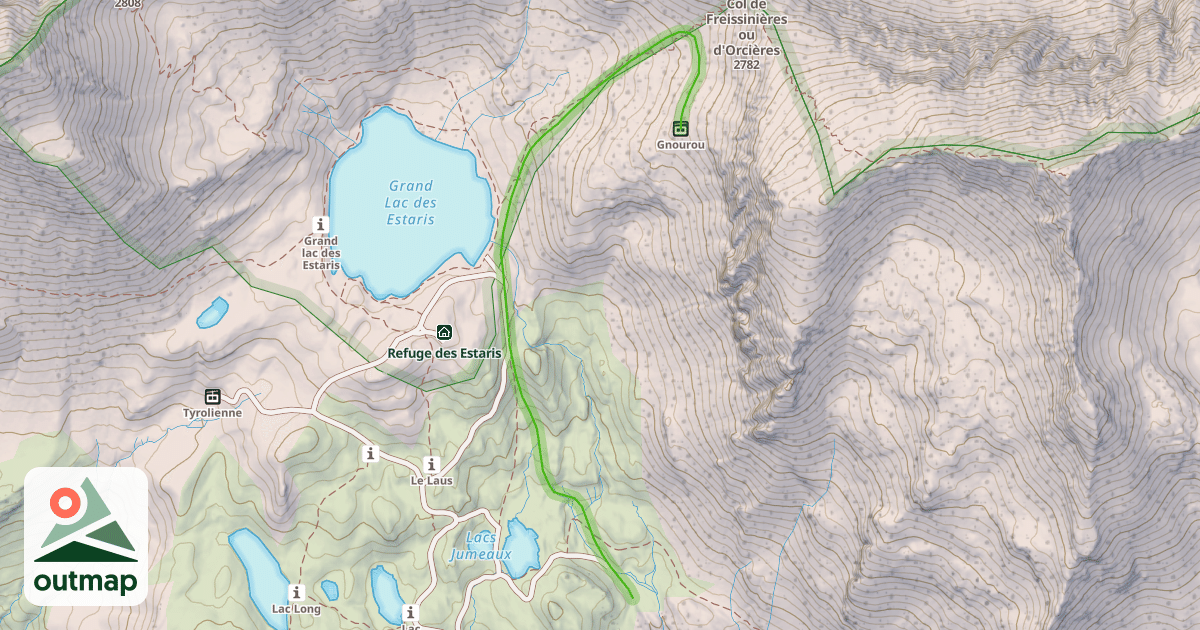 Map of Freissinières
