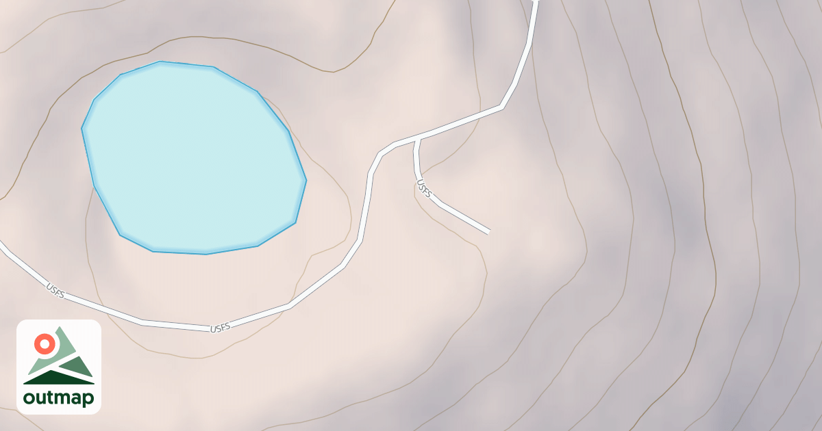 Map of Cone Road Spur