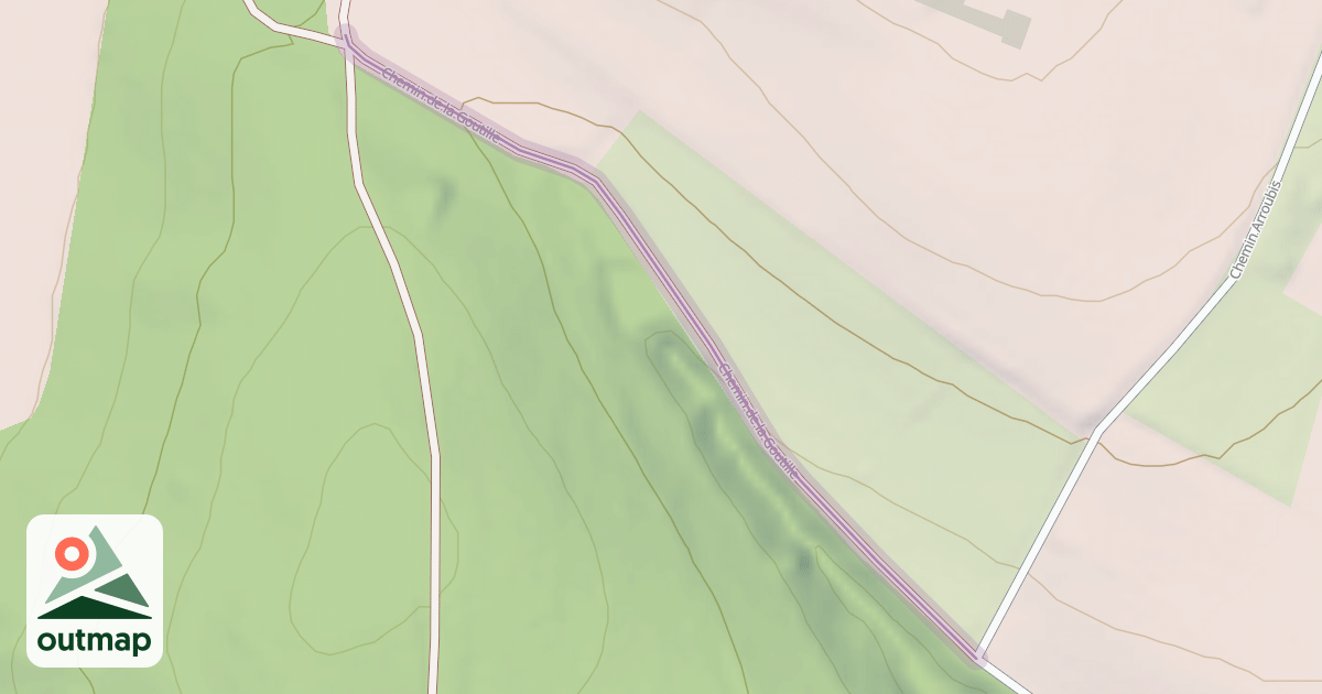 Map of Chemin de la Goutille