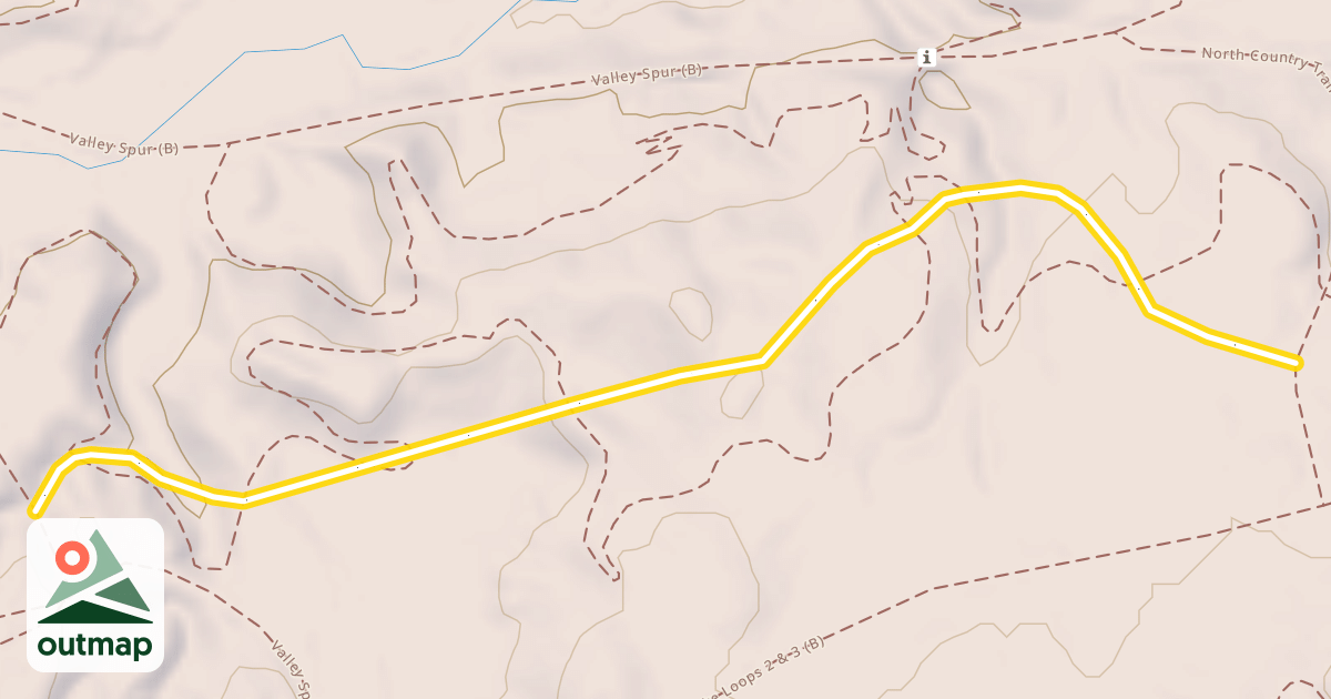 Map of Valley Spur (I)